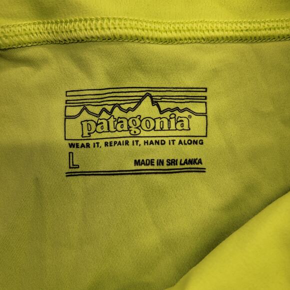 Patagonia Women’s Maipo Shorts 8” Phosphorus Green Large Activewear Running - Picture 6 of 9